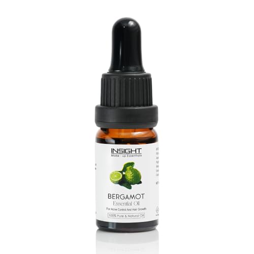 INSIGHT Beragmot Essential Oil for stress relief | Acne treatment | Mood booster | Citrus aromatherapy | glowing skin | Calming | Refreshing -10ml