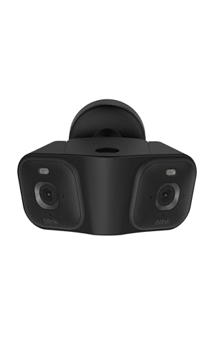 Blink Arc – Plug-in Panoramic Vision, 180° coverage, Mini 2K+ dual-camera security, single power source – 2 cameras (Black)