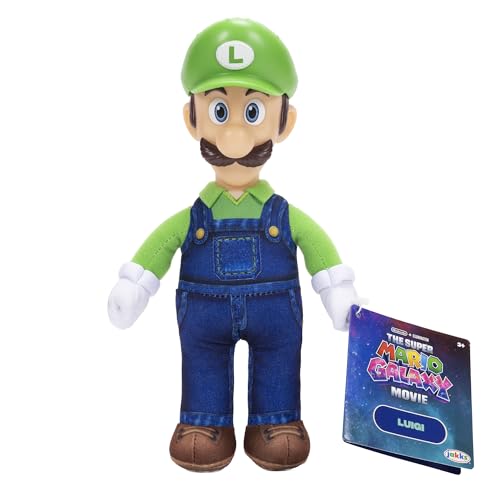 The Super Mario Galaxy Movie Luigi Jumbo Plush 9"