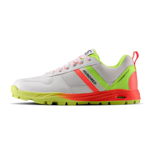 Hundred PitchStrike Cricket Shoes | Multi-Surface Grip with TerraSpike Outsole | Energy Layer Midsole for Cushioning and Support | Lightweight, Breath