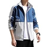 TAGAS Mens Stylish Colorblock Windbreaker Jacket