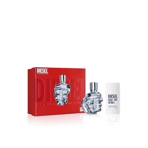 🔥 STARKER PREIS (-45%) Diesel Only The Brave Eau de Toilette Set für Herren, EdT 35 ml & Deo Stick, frischer und würziger Herrenduft, orientalisch-holziges Parfum Set