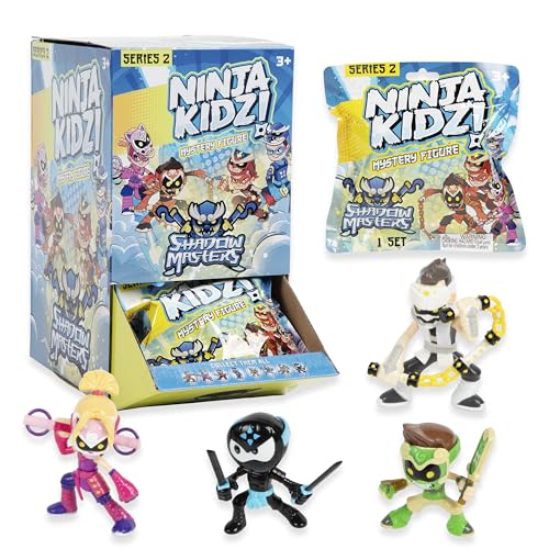 Ninja Kidz Mystery Figures - Series 2, Collectible Mini Figures, Officially Licensed Ninja Kids Merch -24pk Party Pack