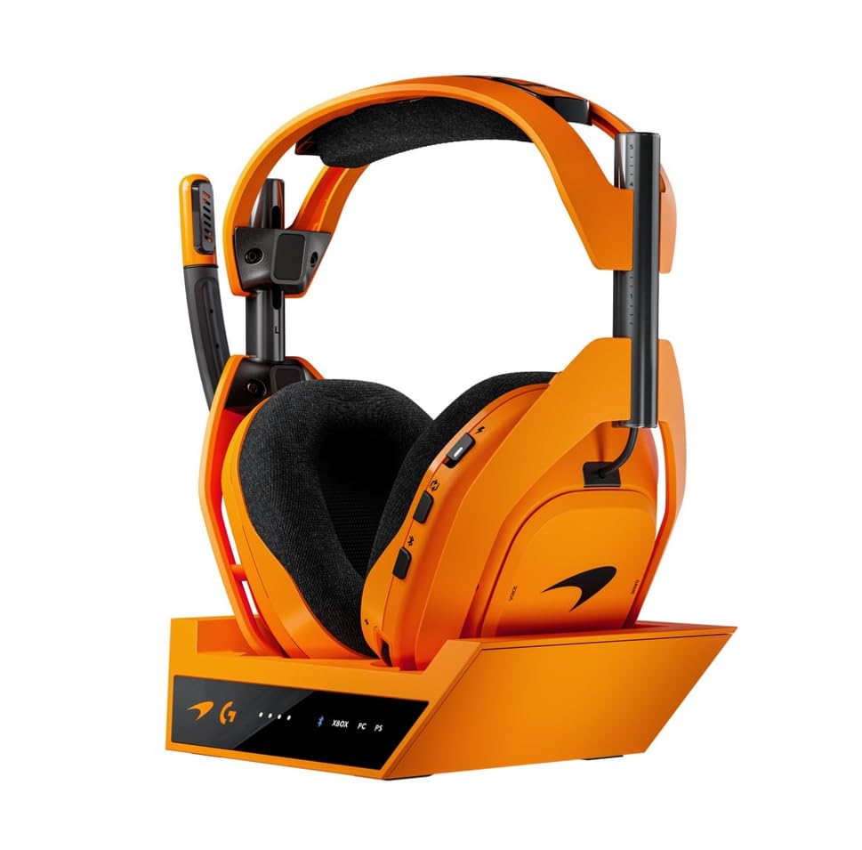 Logitech G Astro A50 X LIGHTSPEED McLaren Edition + Basisstation (Papaya)