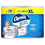 Charmin Ultra Soft Toilet Paper Family Mega XL Rolls (12 ct)
