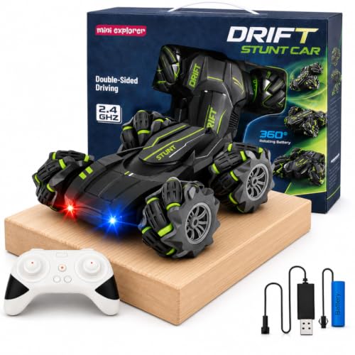 Remote Control Toy, High Speed Racing RC Car, 360° Rotation, Double Sided Driving, For Boys 7-14 Years