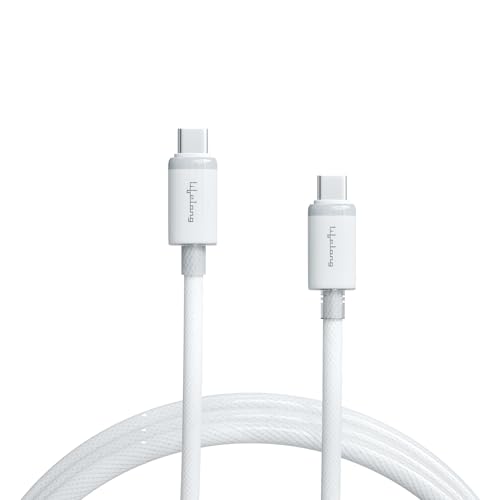 Lifelong Electronics 60W PD USB Type C to Type C Fast Charging Cable | High Speed Data Cable | Nylon Braided, Transparent PVC Case & Tangle Free | iPh