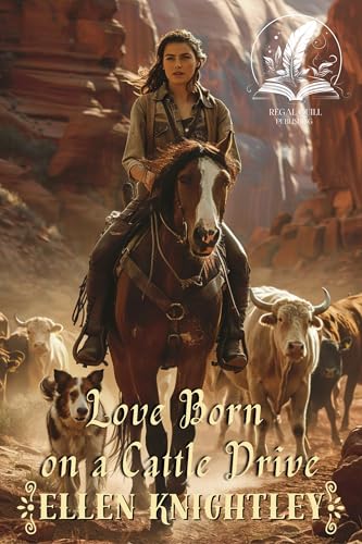 Love Born on a Cattle Drive book cover