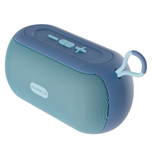 HAMMER Wave 10W Bluetooth Speaker Up to 8 Hours Playtime, TWS Function, Made in India, Built-in Mic, BTv5.4, USB Port, Type-C Interface Wireless Bluet
