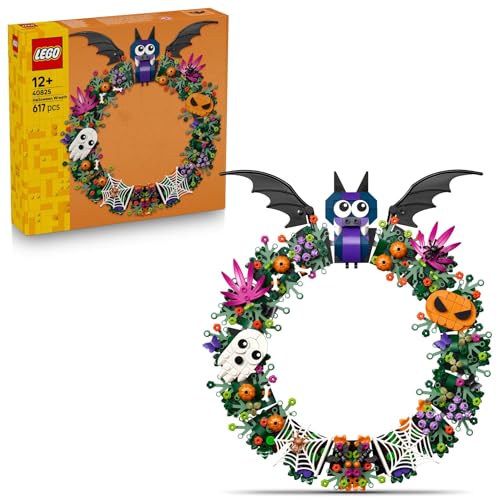 LEGO 40825 Halloween Wreath, Toy Blocks, Boys, Girls, Halloween, Ages 12 and Up, Domestic Authentic Product