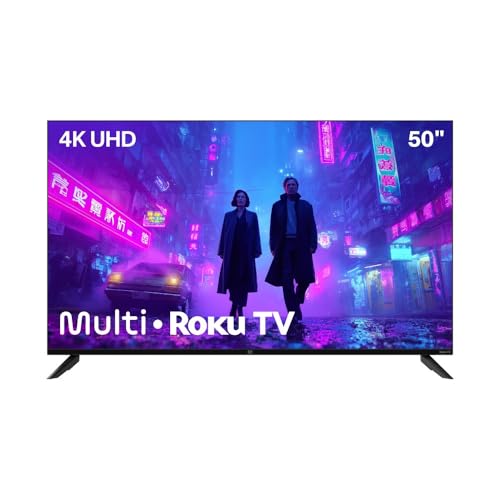 Smart TV 50" Roku Multi 4K | Compatível com Alexa e Google Home