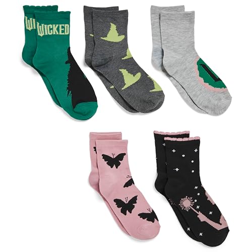 Wicked Women's 5 Pack Halloween Capri Socks
