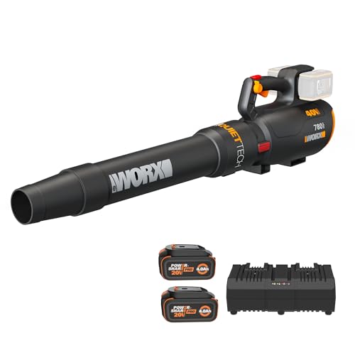 Worx 40V Cordless Leaf Blower Powerful & Reliable Despite being electric,