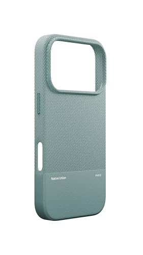 Native Union (Re Classic Case 3.0 – MagSafe Compatible with Built-in Magnets – Resistant & Recycled Materials – Ultra-Durable with 6ft / 1.8m Drop Protection for iPhone 17 Pro (Slate Green)