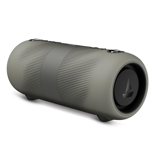 Boat Stone 1200 Pro, 60W Boat Signature Sound, 76.2mm Drivers, TWS,7.5H Battery, Built-in Mic, Carry Strap,IPX6, Bluetooth Speaker, Wireless Speaker, 