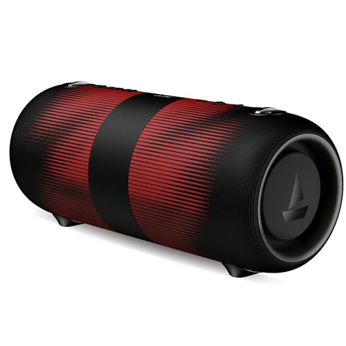 Boat Stone 1200 Pro, 60W Boat Signature Sound, 76.2mm Drivers, TWS,7.5H Battery, Built-in Mic, Carry Strap,IPX6, Bluetooth Speaker, Wireless Speaker, 