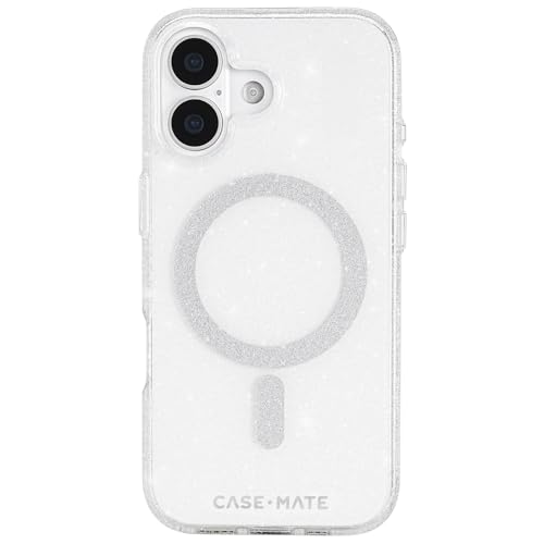 Case-Mate iPhone 17 Case [Compatible with MagSafe] - Stylish Sparkly Phone Case with 12ft Drop Protection - Premium Magnetic Cover for iPhone 17 - Twinkle Stardust