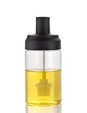 HomeWiz BPAFree Plastic Oil Dispenser Bottle with Silicone Brush 300 Ml