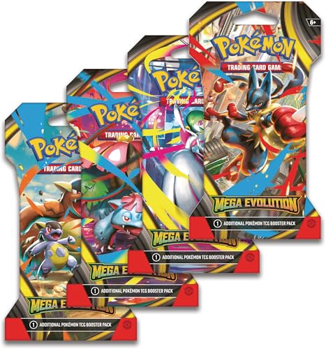 Pokemon TCG: Mega Evolution Sleeved Booster Pack - 10 Cards