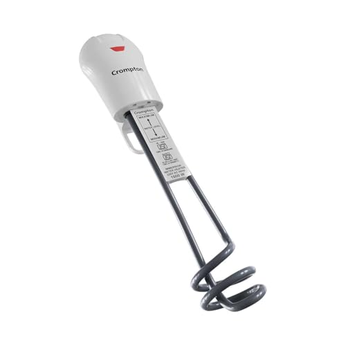 Crompton 1000W Superfast heating Immersion Rod| Anti-Scale technology| 100% Shock Proof| IP 68 Protection| 3 Yrs Warranty| Energy Saving| Powerful Hea