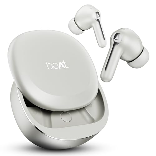 boAt 2025 Launch Airdopes Prime 511, Volume Swipe Control, 50hrs Battery, 4Mics ENx, Multipoint Connection, App Support, Bluetooth Earbuds, TWS Ear Bu