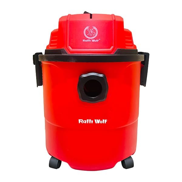 Ralliwolf 12ltr Vacuum Cleaner | Power 1200W | Single Copper Motor | Strong Suction, Suitable for Wet & Dry Cleaning ≥18KPA | Tank Capacity 12L | Cabl