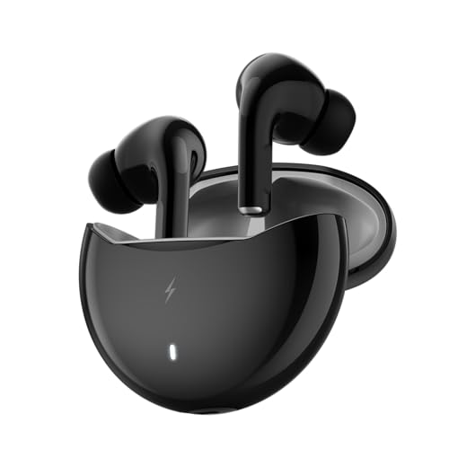 Fire-Boltt Aero TWS Earbuds Custom EQ, Wireless Bluetooth 5.4, Music & App Support, 50H Playtime, Fast Charging Case, 50ms Low Latency for Gaming, Tou