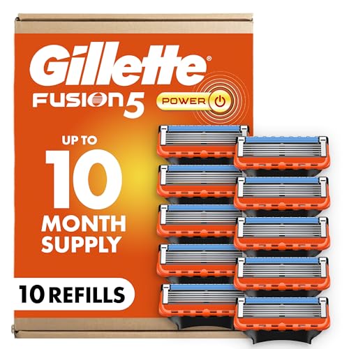 Fusion5 Power 5 Blade Razor Blade Refills For Men With Precision