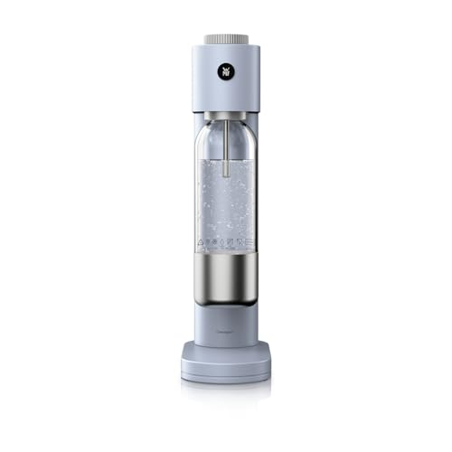 (-32%) WMF Element One Wassersprudler – vollautomatische Edelstahl Sprudelmaschine mit 3 Einstellungsstufen, platzsparendes Design, eleganter Soda Maker & Sprudelgerät für prickelnden Genuss, Farbe Ice Flow