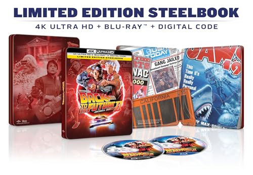 Back to the Future Part II - Limited Edition Steelbook 4K Ultra HD + Blu-ray + Digital