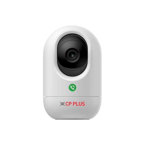 CP PLUS 4MP Quad HD Smart Wi-Fi CCTV Camera | 360° Pan & Tilt | Press to Call | CTC Cyber Secure Tech | Smart Detection Suite | View & Talk | IR Night