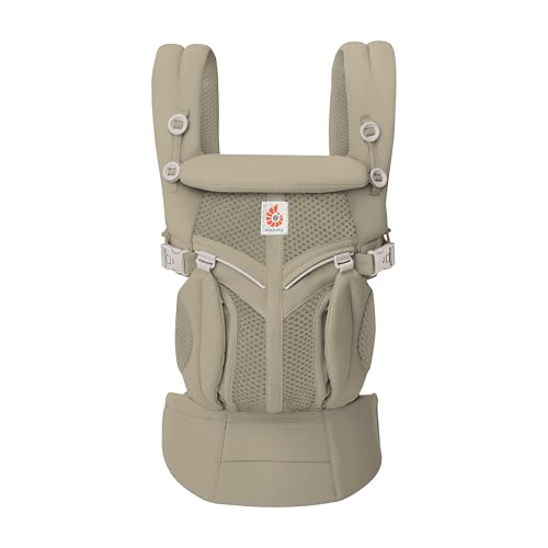 Ergobaby Baby Carrier for Newborn to Toddler, Ergonomic 4-Position Omni Classic Mesh, Baby Carrier Back Front Facing Backpack, Soft Olive