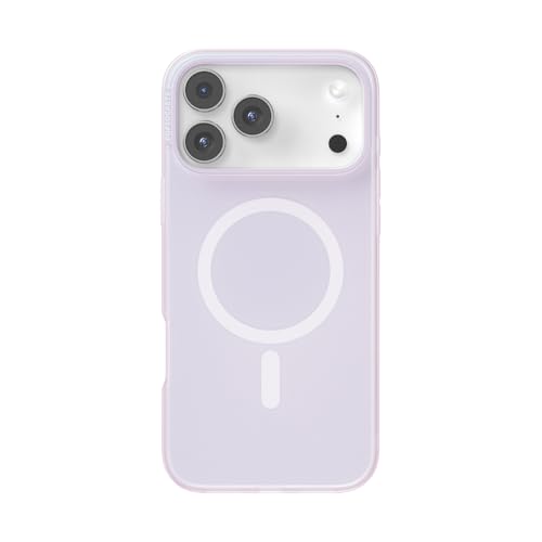 PopSockets iPhone 17 Pro Max Phone Case Compatible with MagSafe, for iPhone 17 Pro Max, Wireless Charging Compatible, Case Only - Opalescent White