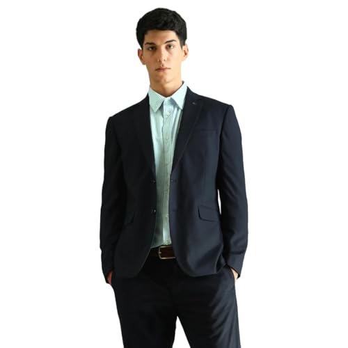 Tailored Fit 2 piece Suit for Men - Single Breasted Blazer with Trouser, Coat Pant for Men
