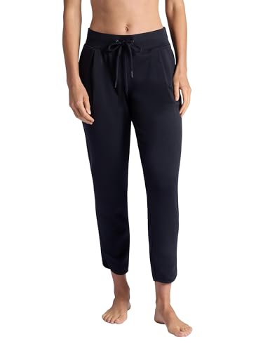 Gaiam Women’s Hudson Straight Pant, Relaxed Fit, 28.5” Inseam, Stretch Midweight Material, Black (Tap Shoe), X-Large