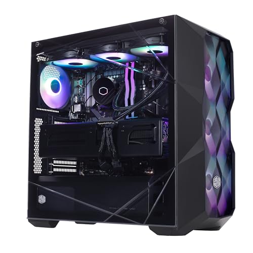 Cooler Master TD5 Pro – Intel Ultra 7 265KF 3.9GHz (5.5 GHz Turbo) | RTX 5080 16GB | Gigabyte Z890 WiFi Motherboard | 32GB DDR5 6000MHz | 2TB Gen4 M.2 | WiFi | Windows 11 | 360 AIO | Gold 850W PC