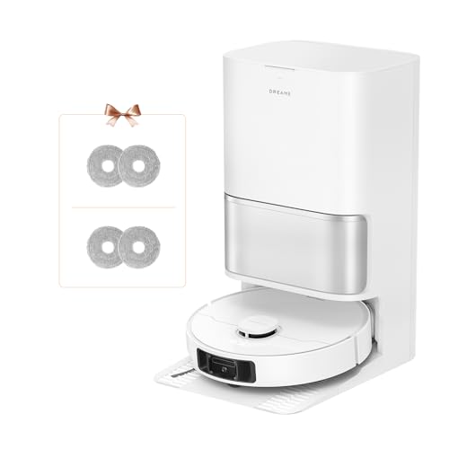 (-24%) DREAME L10s Ultra Gen 3 Kit Saugroboter mit Wischfunktion mit einer Saugkraft von 25.000 Pa, Seitenbürste und Mopp ausfahrbar, selbstreinigende All-in-One-Dockingstation, Steuerung per App und Sprache
