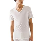 [グンゼ] スタンダード 【ファイヤーアセドロン】 軽量 半袖Vネック 冬 あったか メンズ オフホワイト