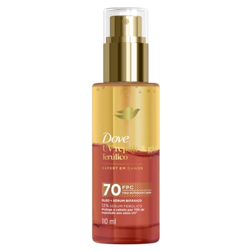 Dove Óleo e Sérum Bifásico UV Repair & Glow + Ferúlico 110ml - (Amazon)