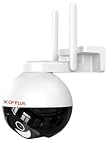 CP PLUS 4MP Quad HD Outdoor Wi-Fi CCTV Camera | 360° Pan & Tilt | Full-Color Night Vision | CTC Cyber Secure Tech | Smart Detection Suit...