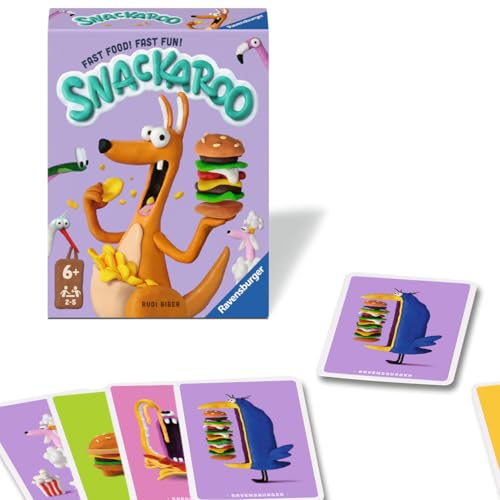 Ravensburger Snackaroo Card Game - Card game for kids, aged 6 up