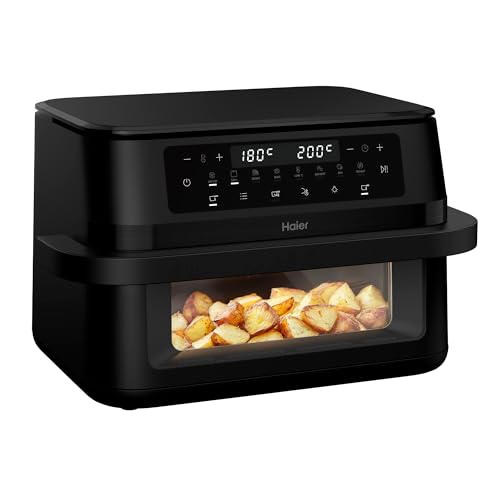 (-37%) Haier Heißluftfritteuse Flex | 11 L Airfryer Dual I 9 Portionen