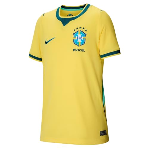 Camiseta Infantil Brasil Torcedor 2026/27 Nike - Amarelo