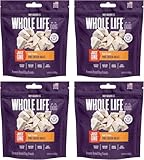 Whole Life Dog Just One Chicken Freeze Dried Dog Treats - Human Grade High Protein Food, Healthy Training Snacks, Freeze Dried Food Toppers, USA Made Natural Treats - 21 oz (Pack of 4)