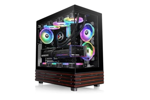 [CASE] Thermaltake View 270 Plus WS ARGB; Mid Tower; 3x120mm Lite Fans Included; 360mm Radiator Support; 420mm GPU Clearance; Bottom Wood Trim; E-ATX/ATX/mATX/mITX; 220mm PSU Clearance