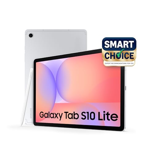 Samsung Galaxy Tab S10 Lite [Smartchoice], 10.9-inch (27.7 CM), LCD Display, 6GB RAM, 128GB ROM, Wi-Fi, Dual Speakers, S Pen, Silver, AI Enabled