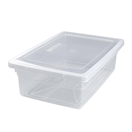 Sanremo - Caixa Organizadora Plástica de 5 Litros, Cor Cristal, Linha Max