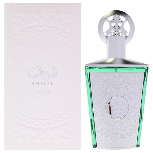 Lattafa Sherif – Fruity, Woody, Musky, Aromatic – Eau de Parfum Spray Long-Lasting Fragrance for Unisex, 3.4 Ounce / 100 ml