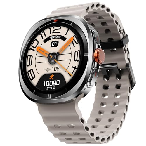 Fire-Boltt Axiom Round Smart Watch 1.43″ Super AMOLED Display with Always‑On Mode, Bluetooth Calling, Rotating Crown, SPO₂ & Heart Rate Monitor, IP67 
