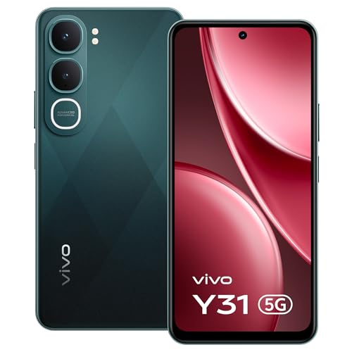vivo Y31 5G (Diamond Green, 6GB RAM, 128GB Storage) with No Cost EMI/Additional Exchange Offers